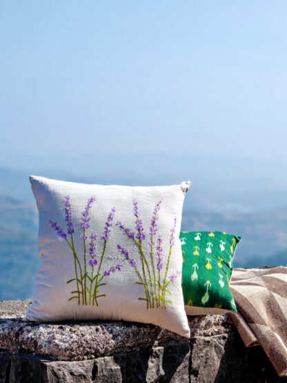 Calyz Lavender Flower Cushion